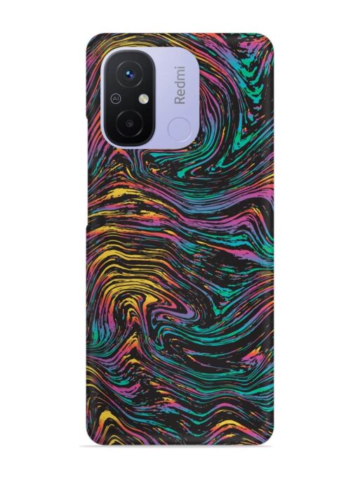 Abstract Liquid Colors Snap Case for Xiaomi Redmi 12C Zapvi