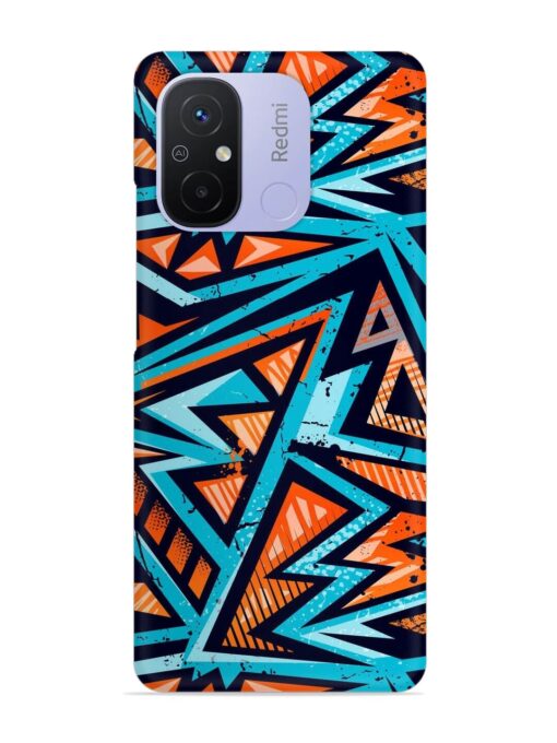 Abstract Seamless Grunge Snap Case for Xiaomi Redmi 12C Zapvi