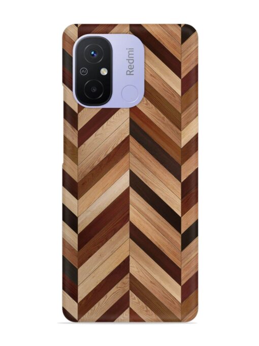 Seamless Wood Parquet Snap Case for Xiaomi Redmi 12C