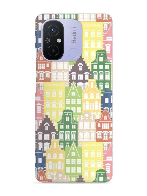 Seamless Shapes Pattern Snap Case for Xiaomi Redmi 12C Zapvi