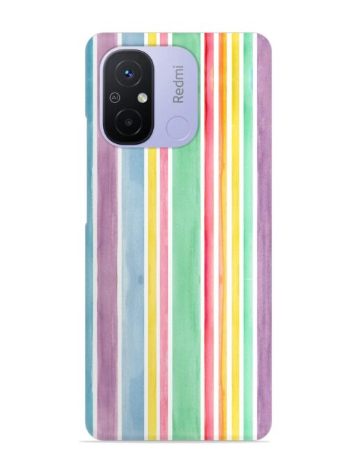 Hand Drawn Watercolor Snap Case for Xiaomi Redmi 12C Zapvi