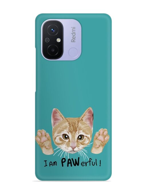 Typography Slogan Cat Snap Case for Xiaomi Redmi 12C Zapvi