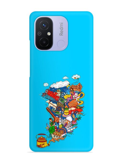 Vector Design Indian Snap Case for Xiaomi Redmi 12C Zapvi