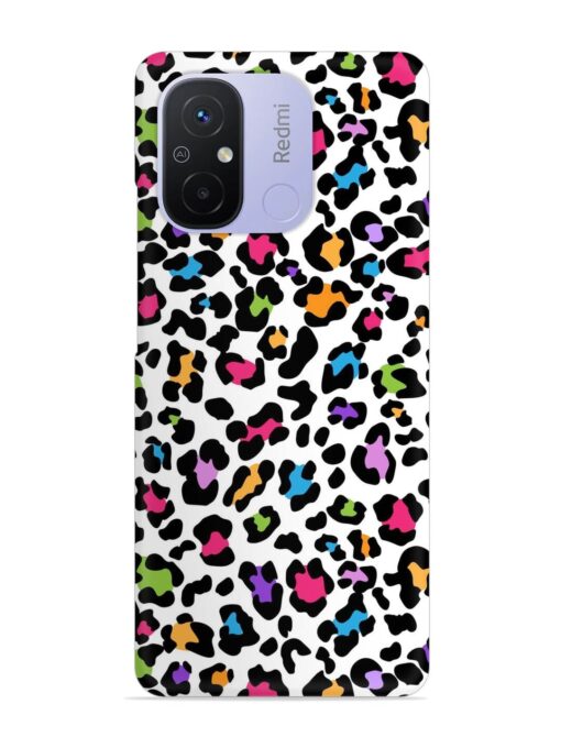 Seamless Leopard Pattern Snap Case for Xiaomi Redmi 12C Zapvi