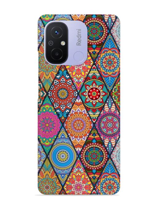 Seamless Tile Pattern Snap Case for Xiaomi Redmi 12C