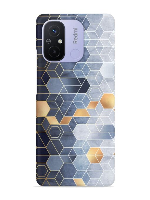 Geometric Abstraction Hexagons Snap Case for Xiaomi Redmi 12C Zapvi