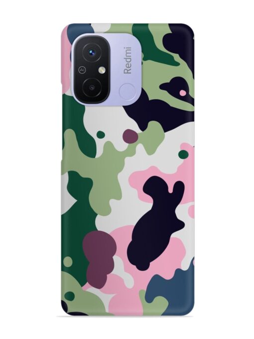 Seamless Funky Camouflage Snap Case for Xiaomi Redmi 12C Zapvi