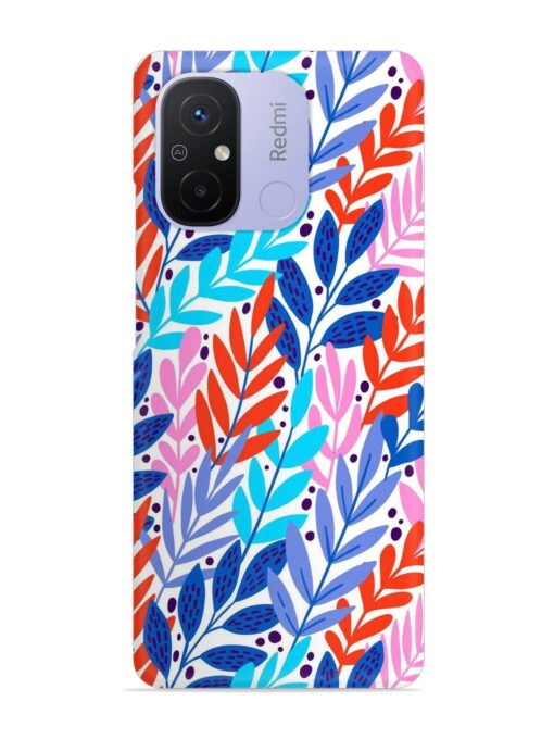 Bright Floral Tropical Snap Case for Xiaomi Redmi 12C Zapvi