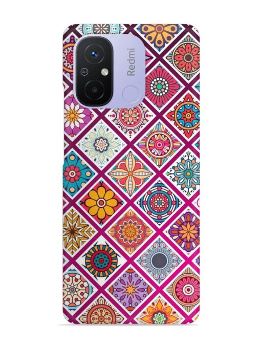 Seamless Tile Pattern Snap Case for Xiaomi Redmi 12C