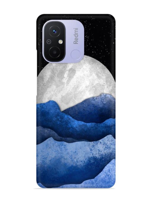 Full Moon Mountain Vector Snap Case for Xiaomi Redmi 12C Zapvi