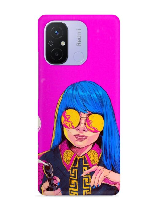 Aesthetic Anime Girl Snap Case for Xiaomi Redmi 12C Zapvi