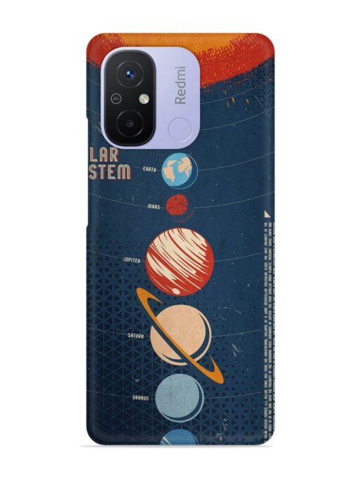 Solar System Vector Snap Case for Xiaomi Redmi 12C Zapvi