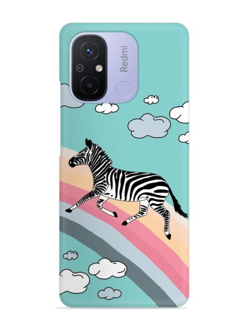 Running Zebra Snap Case for Xiaomi Redmi 12C Zapvi