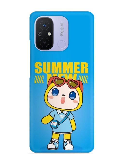 Summer Mew Cartoon Snap Case for Xiaomi Redmi 12C Zapvi