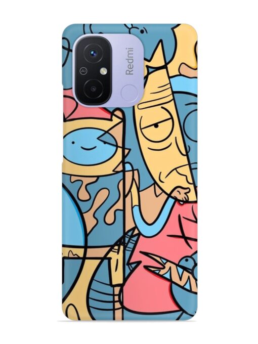 Silly Face Doodle Snap Case for Xiaomi Redmi 12C Zapvi