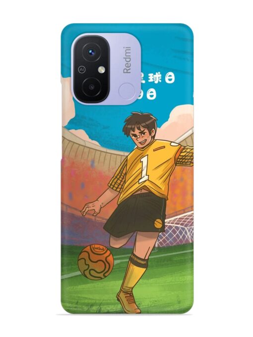 Soccer Kick Snap Case for Xiaomi Redmi 12C Zapvi