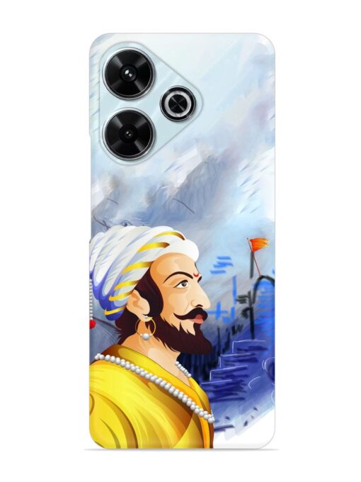 Shivaji Maharaj Color Paint Art Snap Case for Xiaomi Redmi 13 (5G) Zapvi