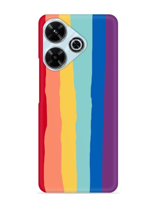 Rainbow Genuine Liquid Snap Case for Xiaomi Redmi 13 (5G) Zapvi