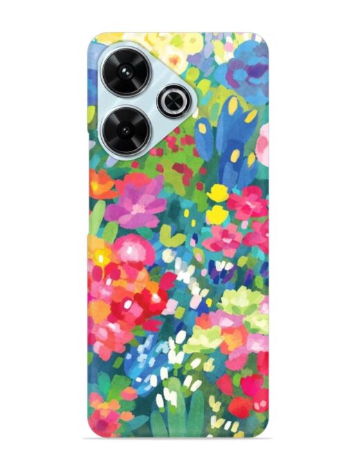 Watercolor Flower Art Snap Case for Xiaomi Redmi 13 (5G) Zapvi