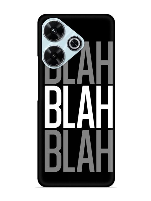 Blah Blah Blah Wallpaper Snap Case for Xiaomi Redmi 13 (5G) Zapvi