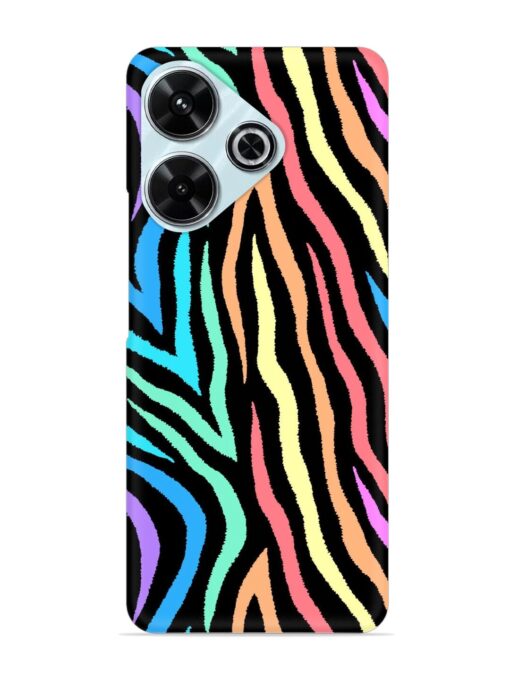 Colorful Abstract Zebra Snap Case for Xiaomi Redmi 13 (5G) Zapvi