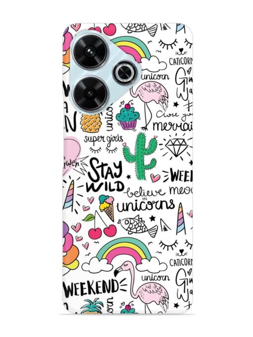 Unicorn Ice Cream Snap Case for Xiaomi Redmi 13 (5G) Zapvi