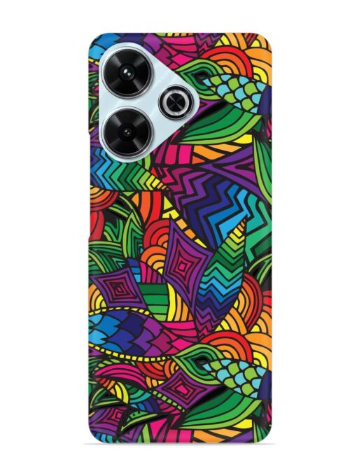 Abstract Multicolor Seamless Snap Case for Xiaomi Redmi 13 (5G) Zapvi