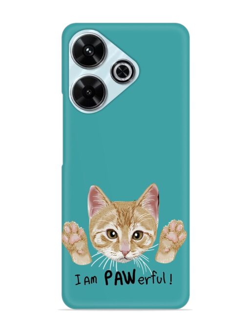 Typography Slogan Cat Snap Case for Xiaomi Redmi 13 (5G) Zapvi