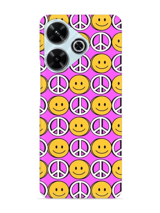 Smiley Face Peace Snap Case for Xiaomi Redmi 13 (5G) Zapvi