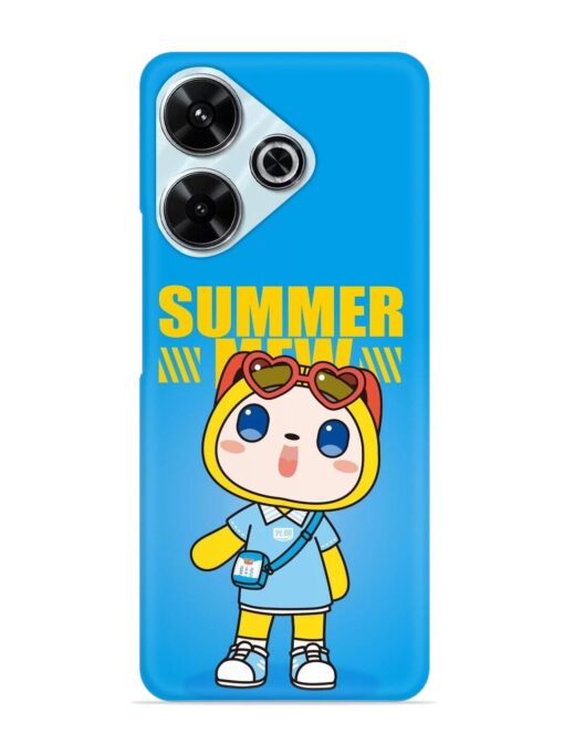 Summer Mew Cartoon Snap Case for Xiaomi Redmi 13 (5G) Zapvi