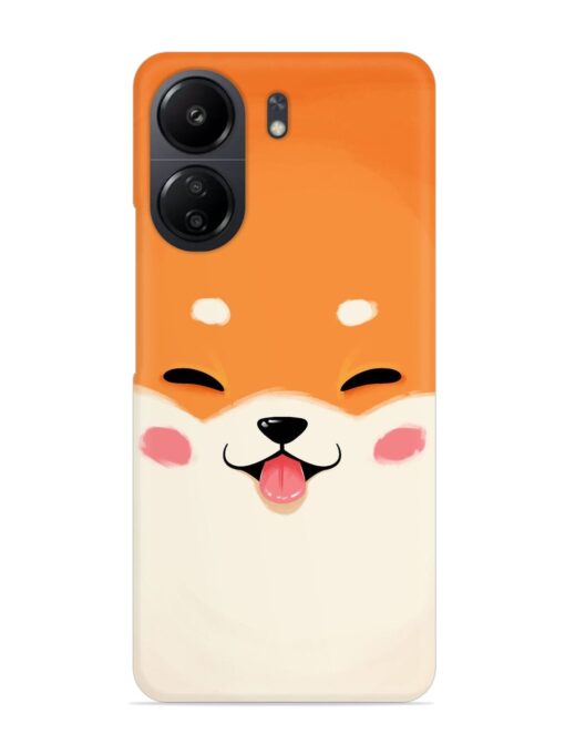 Cute Dog Face Vector Snap Case for Xiaomi Redmi 13C (4G)