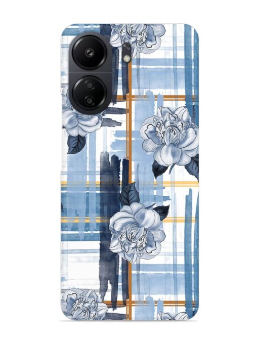 Watercolor Pattern Rose Snap Case for Xiaomi Redmi 13C (4G)