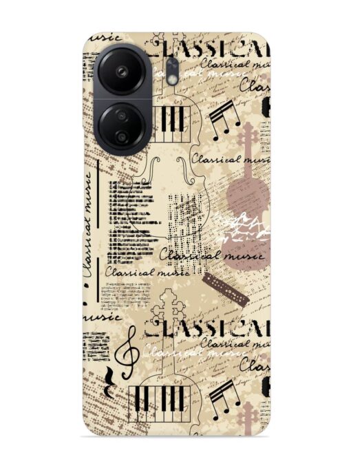 Classical Music Lpattern Snap Case for Xiaomi Redmi 13C (4G)