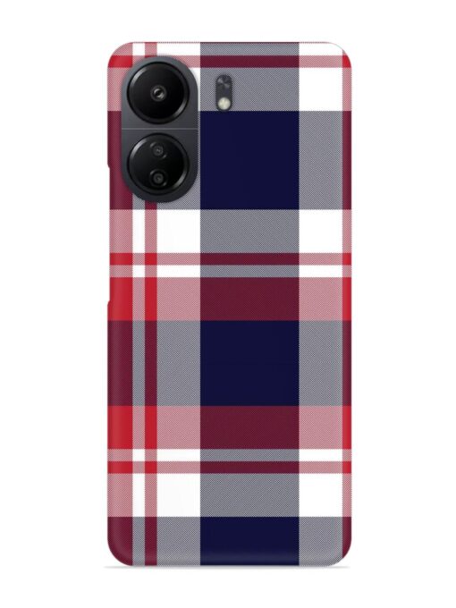 Classic Plaid Tartan Snap Case for Xiaomi Redmi 13C (4G)