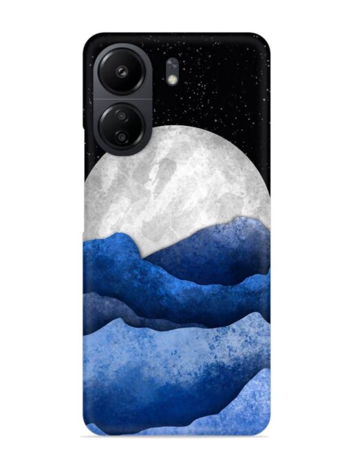 Full Moon Mountain Vector Snap Case for Xiaomi Redmi 13C (4G)