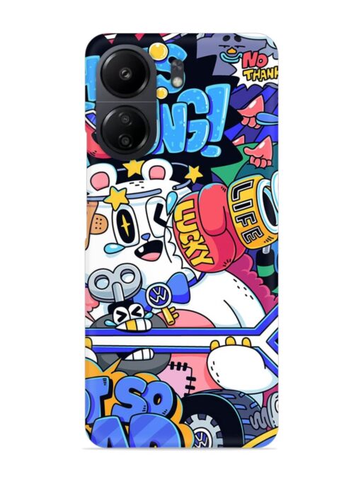 Universal Doodle Snap Case for Xiaomi Redmi 13C (4G)