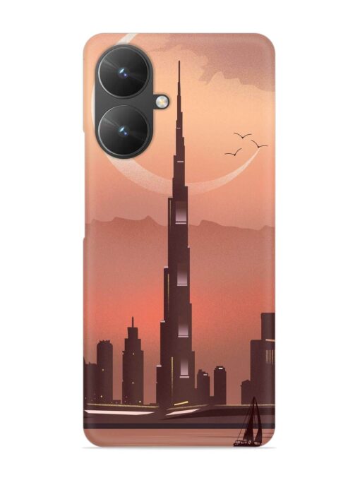 Landmark Burj Khalifa Snap Case for Xiaomi Redmi 13C (5G) Zapvi