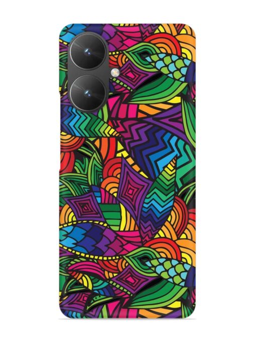 Abstract Multicolor Seamless Snap Case for Xiaomi Redmi 13C (5G) Zapvi