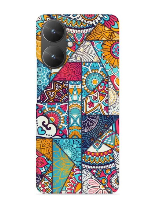 Patchwork Pattern Vintage Snap Case for Xiaomi Redmi 13C (5G) Zapvi