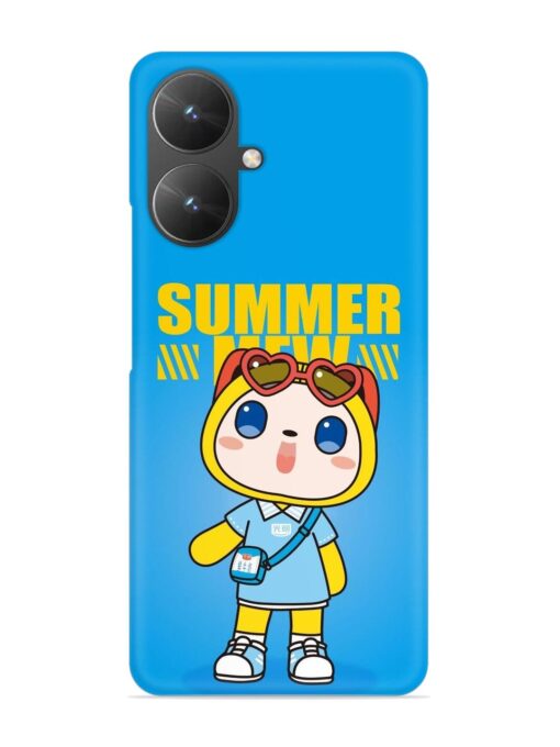 Summer Mew Cartoon Snap Case for Xiaomi Redmi 13C (5G) Zapvi