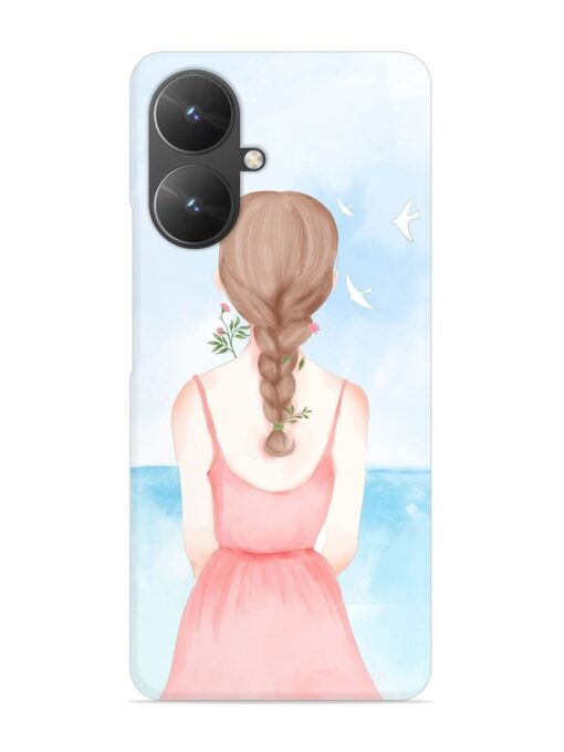 Watercolor Girl Vector Snap Case for Xiaomi Redmi 13C (5G) Zapvi