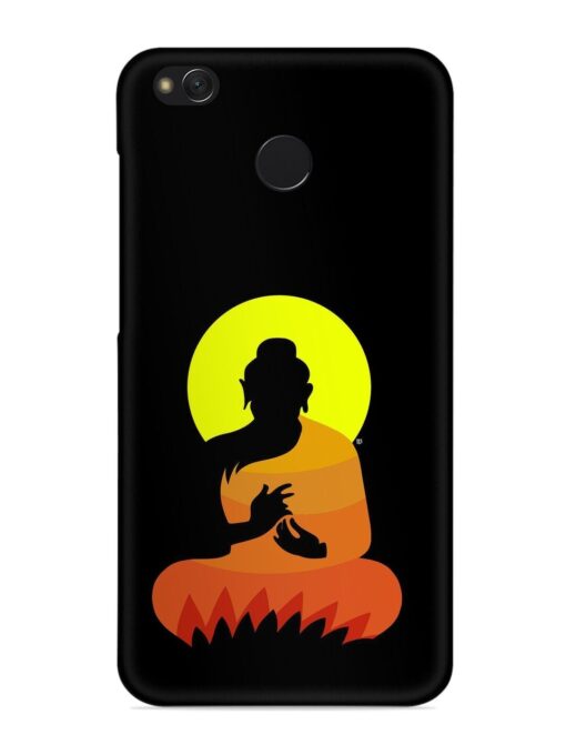 Buddha Art Black Snap Case for Xiaomi Redmi 4 Zapvi