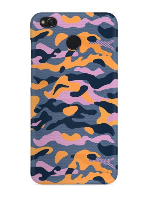 Camouflage Army Military English Orange Art Snap Case for Xiaomi Redmi 4 Zapvi