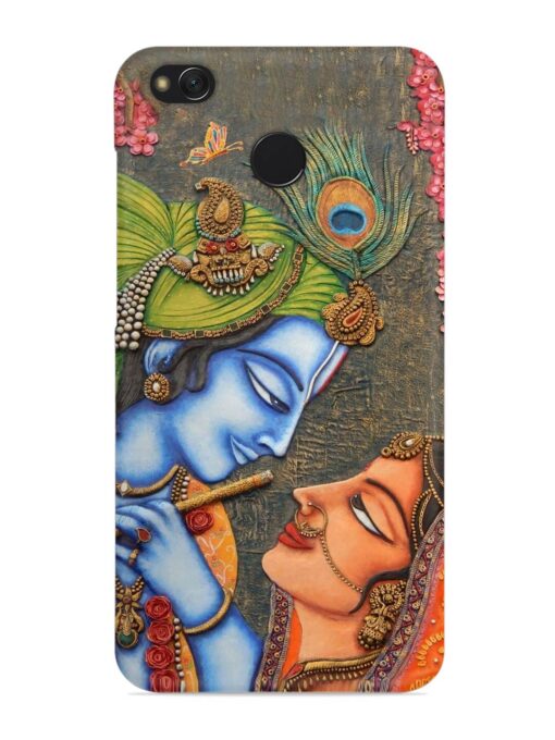 Lord Radha Krishna Flute Art Snap Case for Xiaomi Redmi 4 Zapvi