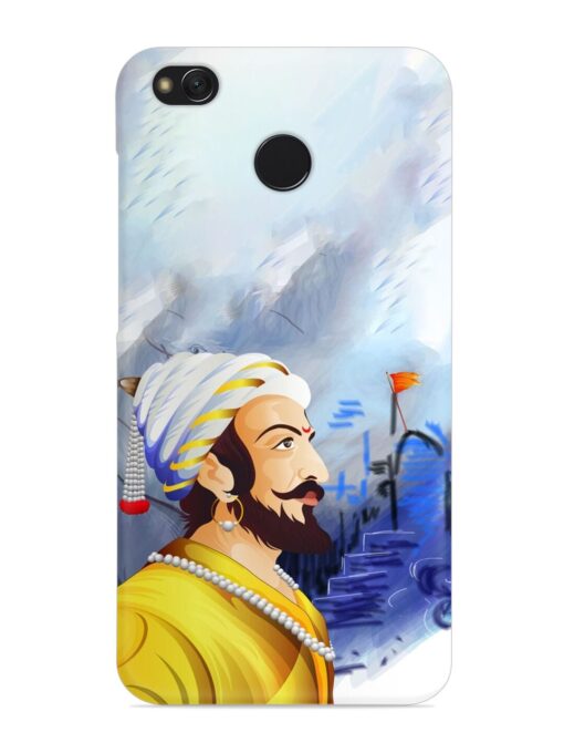 Shivaji Maharaj Color Paint Art Snap Case for Xiaomi Redmi 4 Zapvi