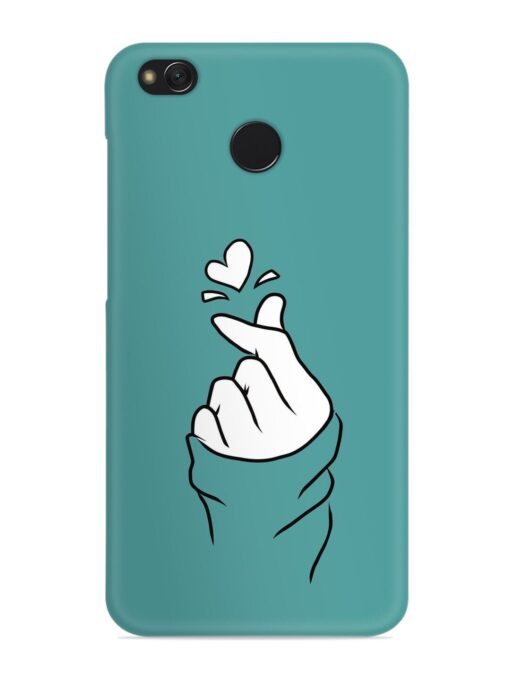 Korean Heart Sign Art Snap Case for Xiaomi Redmi 4