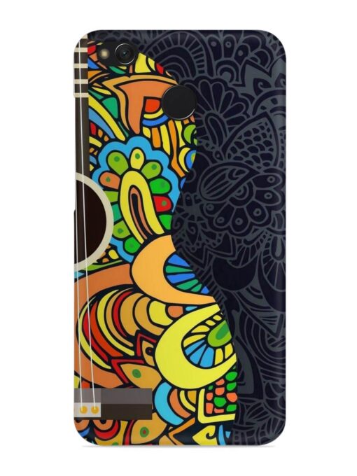 Guitar Vector Art Snap Case for Xiaomi Redmi 4