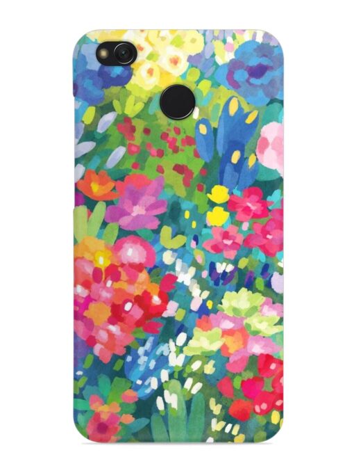 Watercolor Flower Art Snap Case for Xiaomi Redmi 4 Zapvi