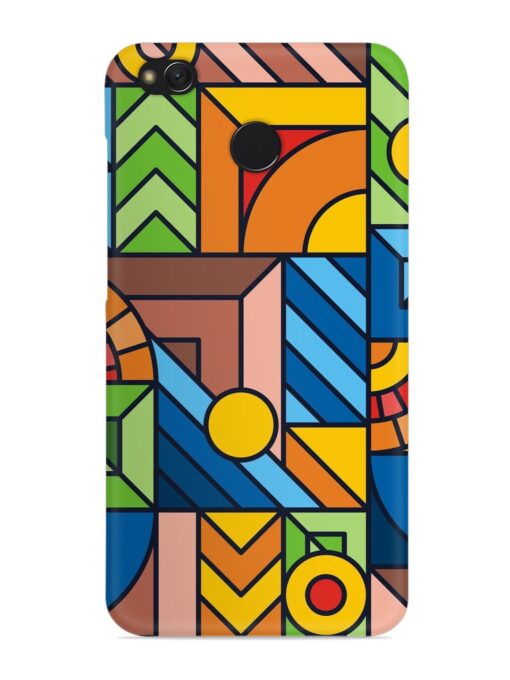 Colorful Geometric Snap Case for Xiaomi Redmi 4 Zapvi