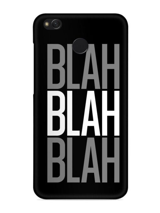 Blah Blah Blah Wallpaper Snap Case for Xiaomi Redmi 4 Zapvi